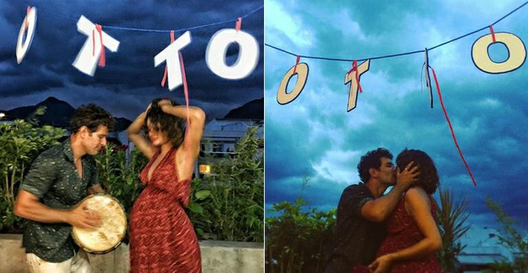 Sophie Charlotte e Daniel de Oliveira fazem chá de bebê para Otto
