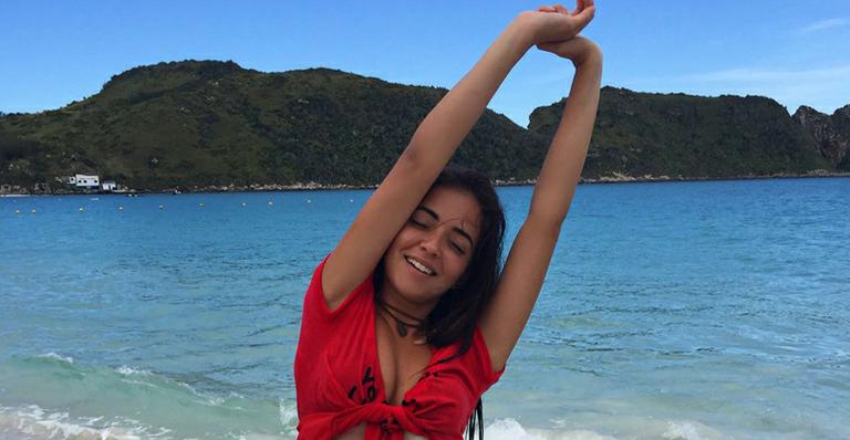 Anna Rita Cerqueira curte últimos dias de férias antes de ingressar na faculdade