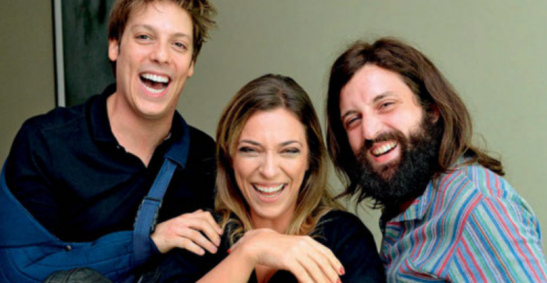 Fábio Porchat, Júlia Rabello e Gregório Duvivier: 1º filme do Porta dos Fundos