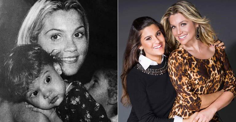Flávia Alessandra relembra o nascimento da filha, Giulia Costa