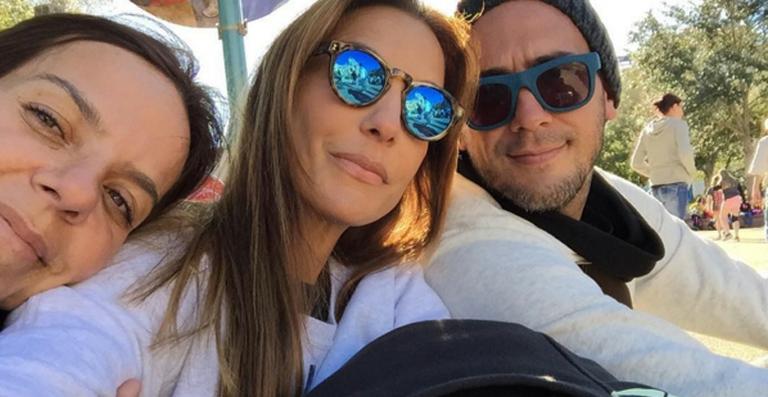 Ivete Sangalo encontra André Marques durante férias em Orlando