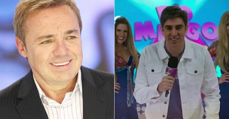Gugu aprova imitação de Marcelo Adnet no quadro ‘Domingo Pesado’