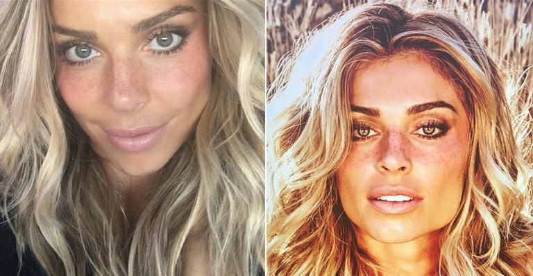 Beleza natural! Grazi Massafera exibe sardas e ganha elogios