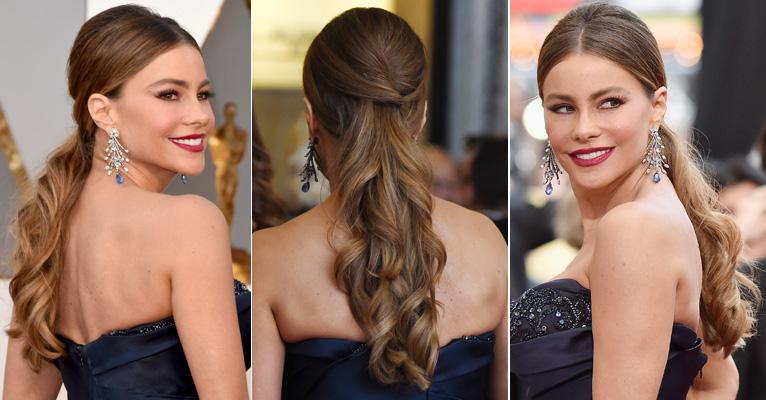 Saiba como fazer o penteado sofisticado de Sofía Vergara no Oscar 2016