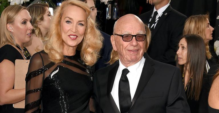 Rupert Murdoch se casa com a modelo Jerry Hall em Londres