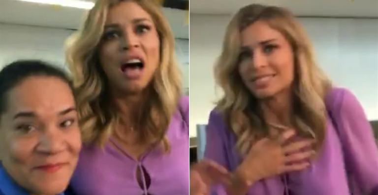 David Brazil dá susto em Grazi Massafera no aeroporto; Veja a reação da atriz!