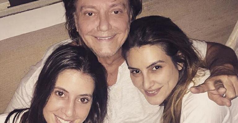 Pai coruja! Fábio Jr. ganha chamego de Cleo Pires e Kika Galvão