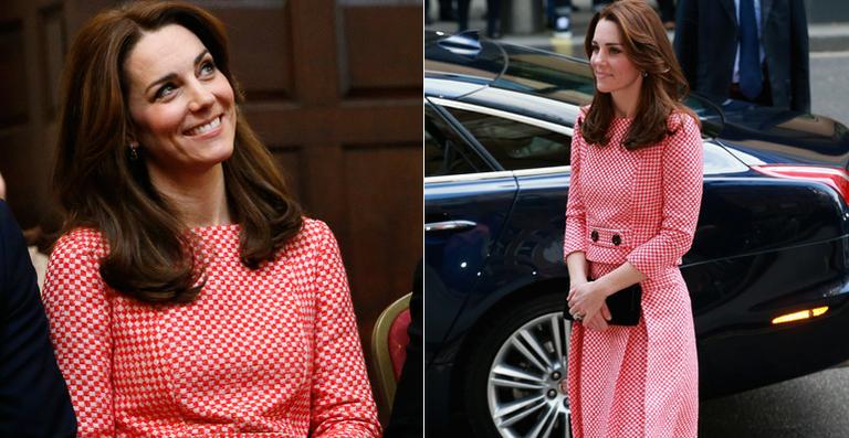 Kate Middleton aposta em look retrô para compromisso com príncipe William