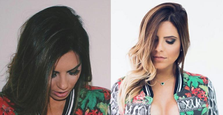 Rubia, filha de Luigi Baricelli mostra o antes e depois da gravidez