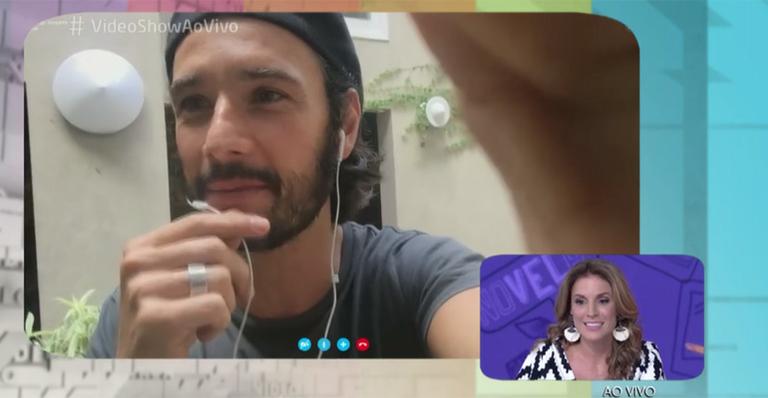 Em estreia no Vídeo Show, Maíra Charken pede Rodrigo Santoro em namoro e leva ‘fora’