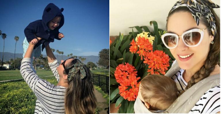 Fernanda Machado se diverte com Lucca em parque e declara: “Nada nesse mundo importa mais pra mim do que ele”