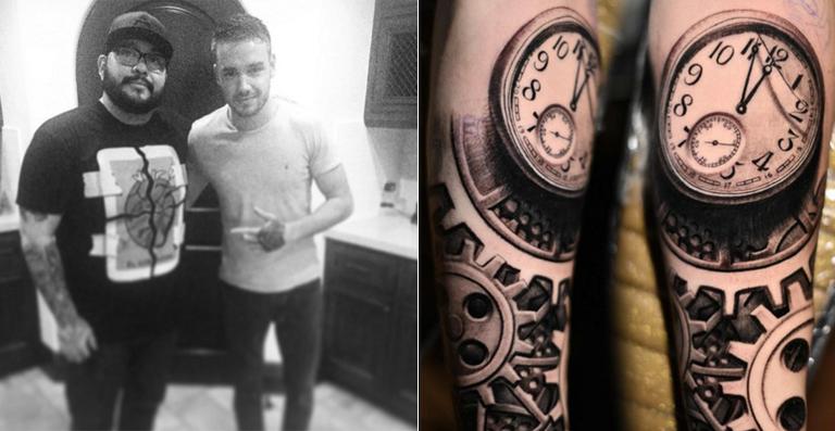 Liam Payne faz nova tatuagem em seu antebraço