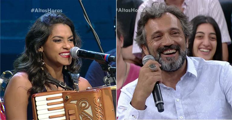 Lucy Alves se derrete para Domingos Montagner: ‘Um gato’