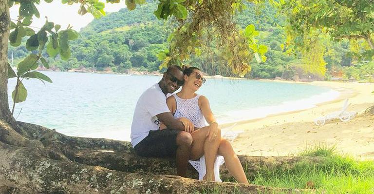 Fernanda Souza comemora 5 anos ao lado de Thiaguinho com declaração de amor