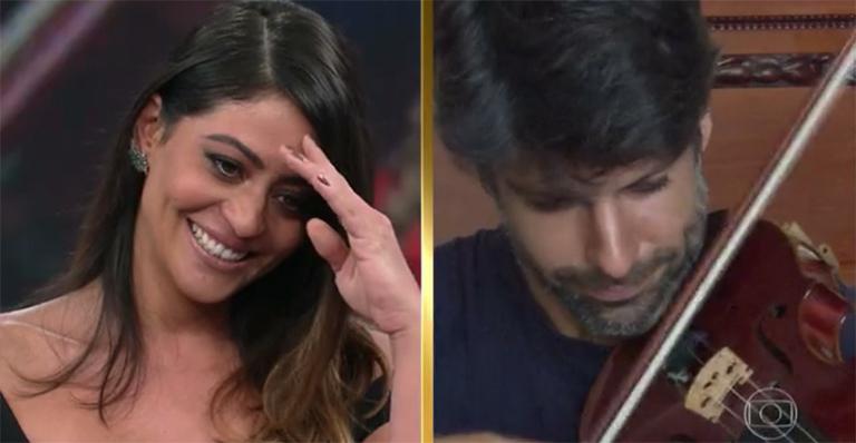 Namorado de Carol Castro conta que tocou no casamento da atriz com o ex, em 2009