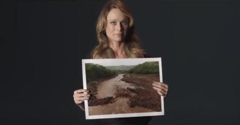 Mariana Ximenes protagoniza campanha para lembrar desastre ambiental em sua ‘xará’ Mariana