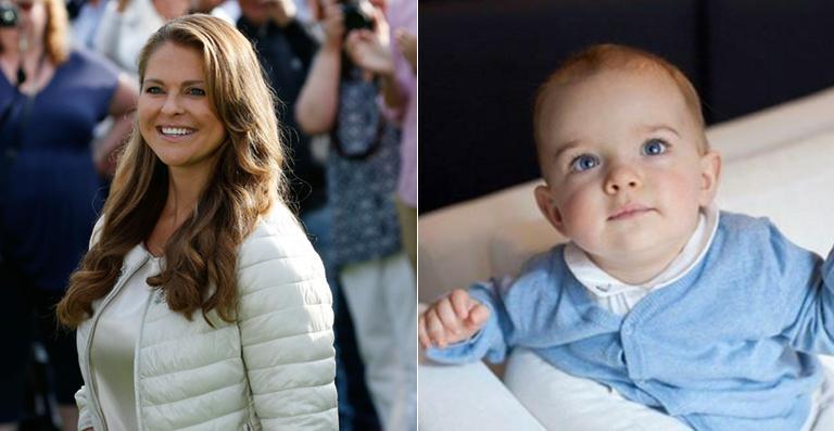 Princesa Madeleine mostra nova foto de seu filho, príncipe Nicolas