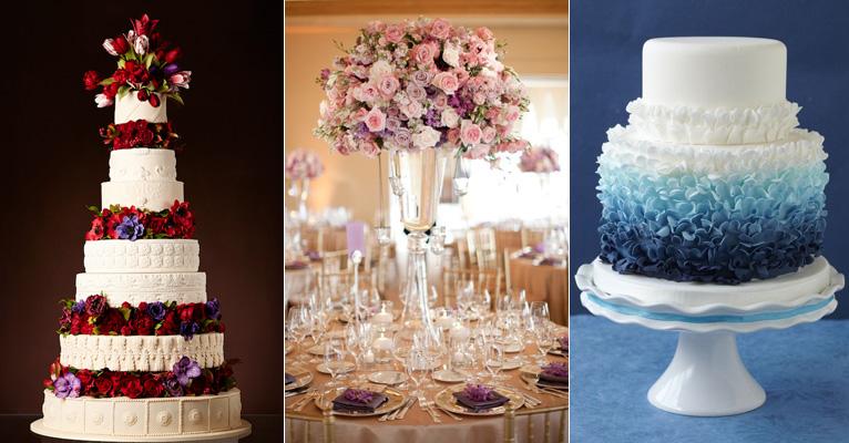 Veja 7 dicas que te ajudam a escolher as cores da decoração, do bolo e das lembranças do seu casamento