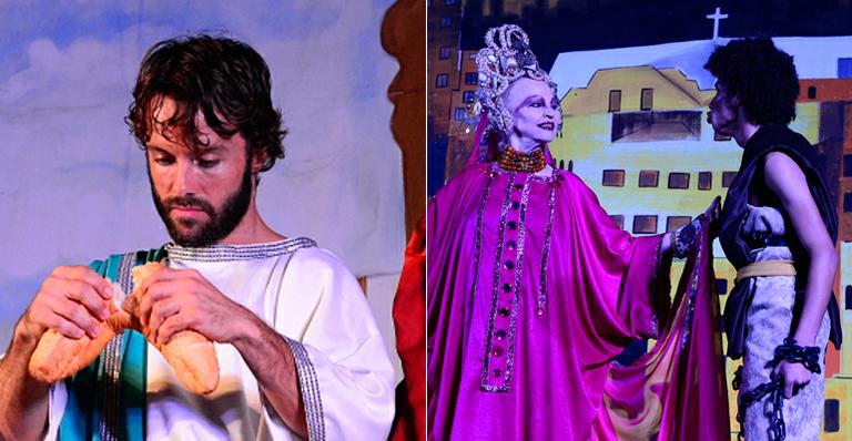Kayky Brito e Elke Maravilha encenam ‘Paixão de Cristo’ no Paraná