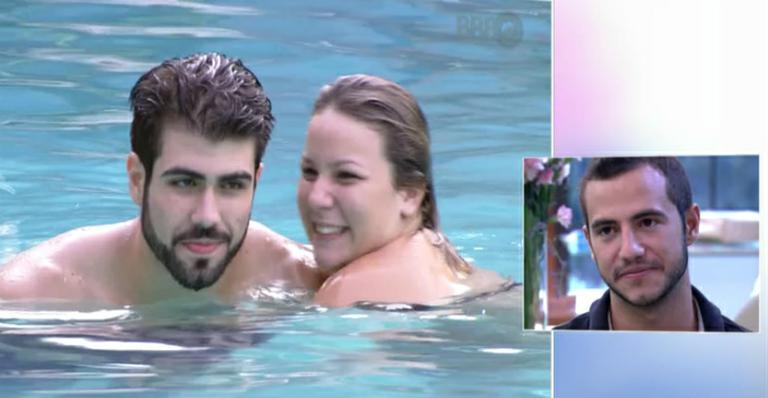 Matheus vê cena de Cacau com Laham e revela: “Já fui chamado de corno”