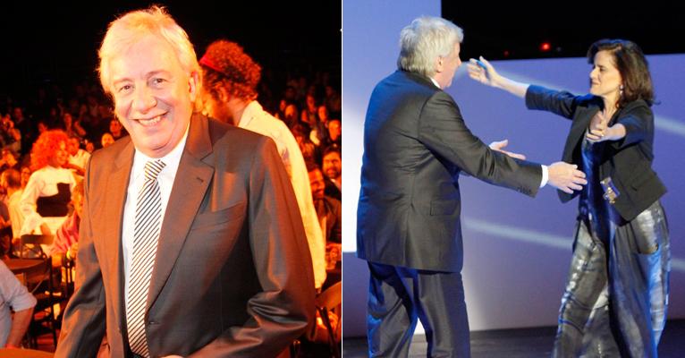 Marco Nanini e Marieta Severo se reencontram em premiação do teatro
