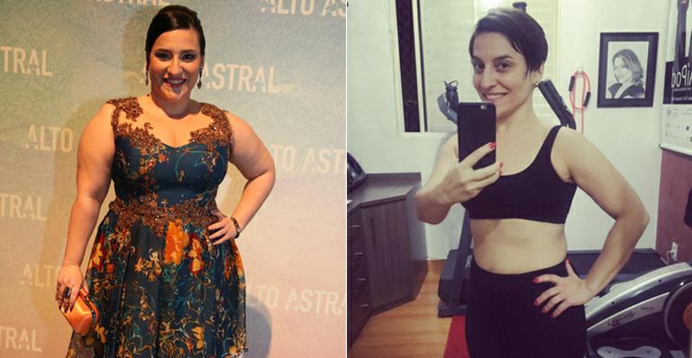 Com 37 quilos a menos, Simone Gutierrez posa com a barriga de fora e ganha elogios