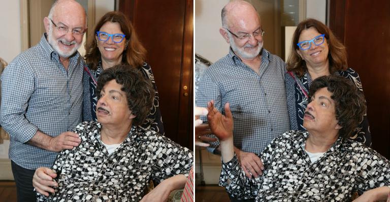 Silvio de Abreu e Denise Sarraceni prestigiam show de Cauby Peixoto