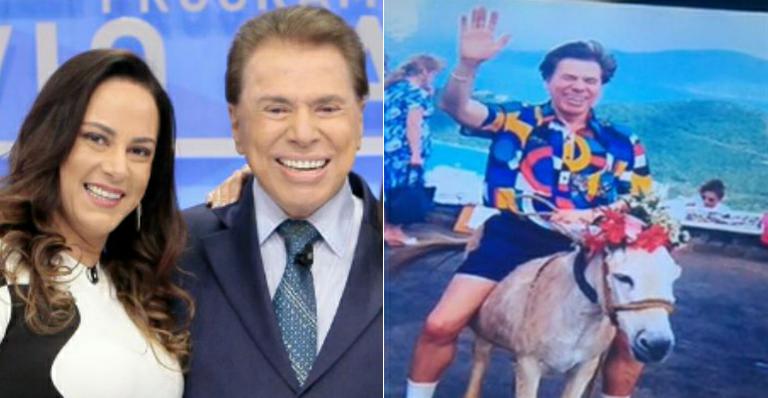 Silvia Abravanel mostra Silvio Santos passeando de jegue no Caribe