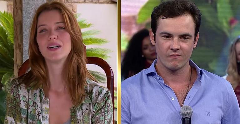 Sérgio Guizé e Nathalia Dill trocam juras de amor na TV