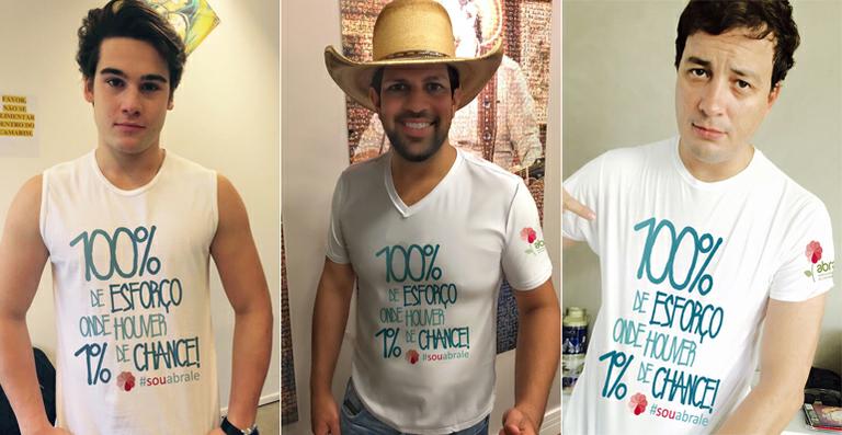 Artistas apoiam campanha da Abrale contra o câncer