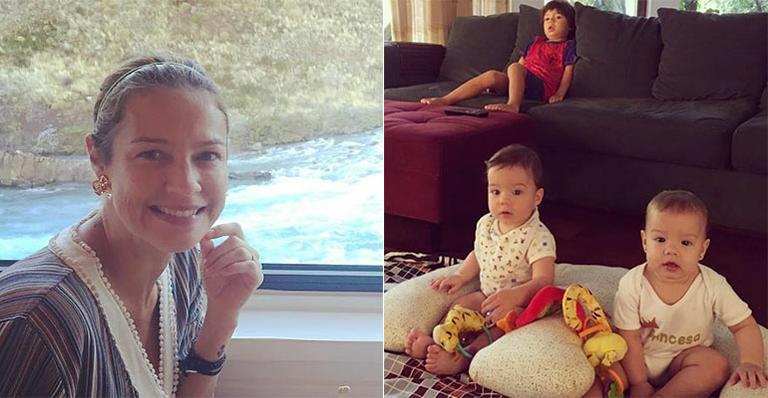 Luana Piovani reúne os filhos em foto: ‘Com esse tamanho de riqueza jamais serei pobre outra vez’
