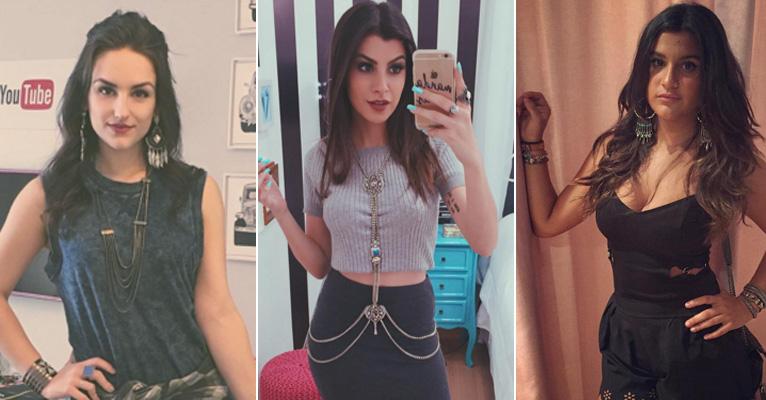 Veja o estilo de brincos e colares que as estrelas jovens da internet usam!