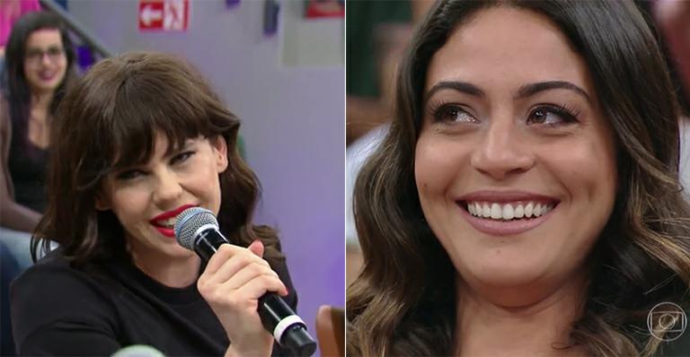 Bárbara Paz elogia Carol Castro na TV: ‘Eu casava’