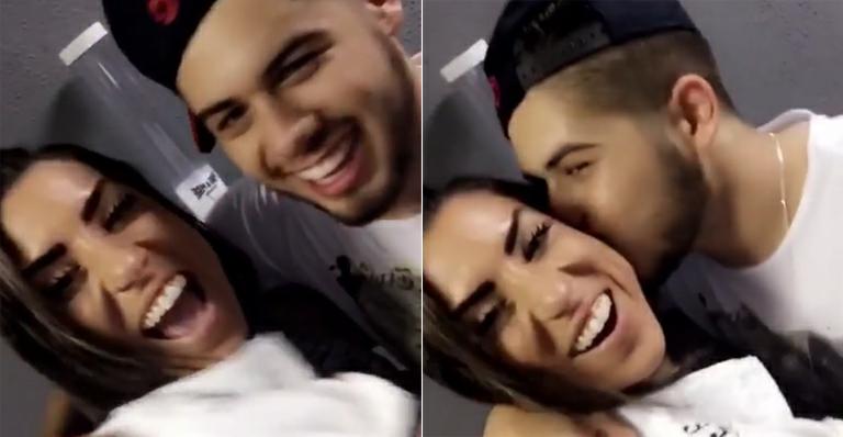 Ex-BBB Juliana reencontra Zé Felipe, filho de Leonardo: “Estava com saudades”