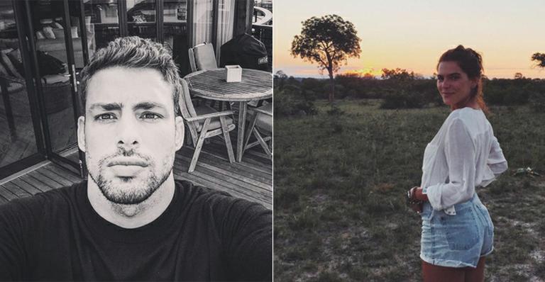 Cauã Reymond viaja com a namorada, Mariana Goldfarb, para a África do Sul