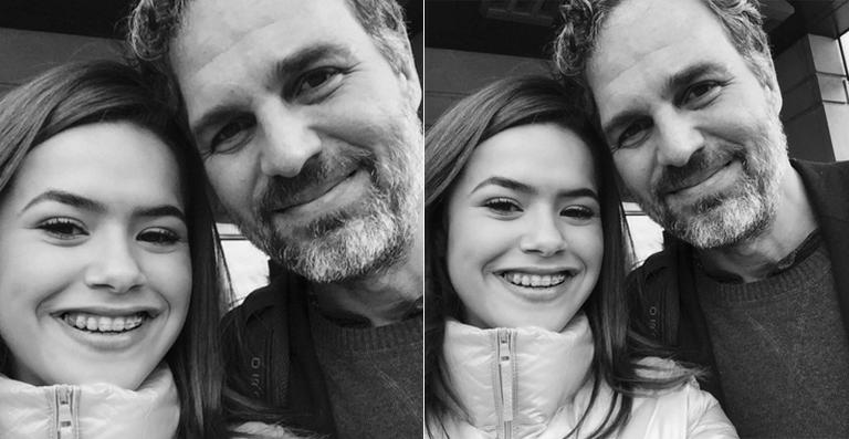 Maísa Silva tieta Mark Ruffalo em Nova York