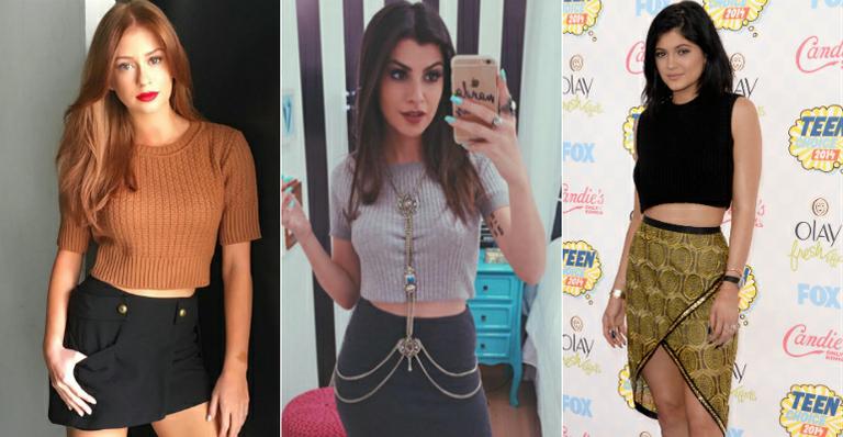 Top cropped de malha: saiba como usar esta tendência de outono
