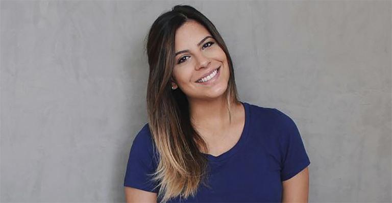Rubia Baricelli leva a filha, Helena, para o trabalho