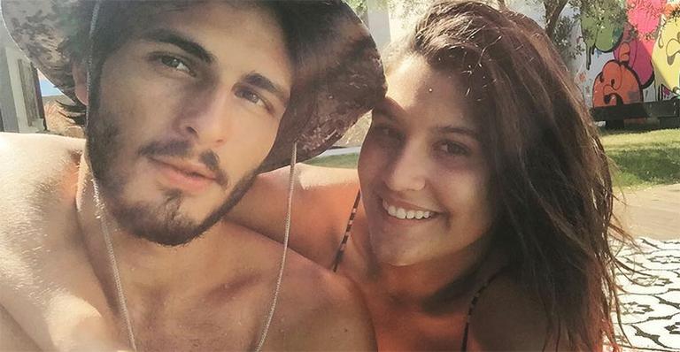 Giulia Costa e Brenno Leone passam o domingo juntinhos e fãs vibram: ‘Melhor casal’