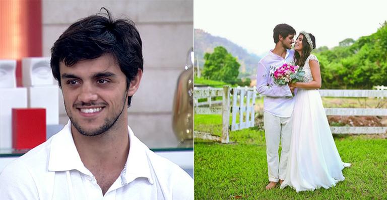 Felipe Simas conta por que se casou descalço em cerimônia bucólica