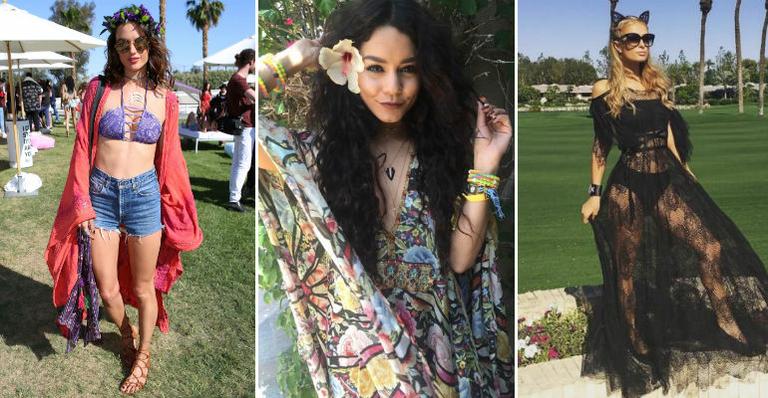 Confira os looks das famosas no Coachella