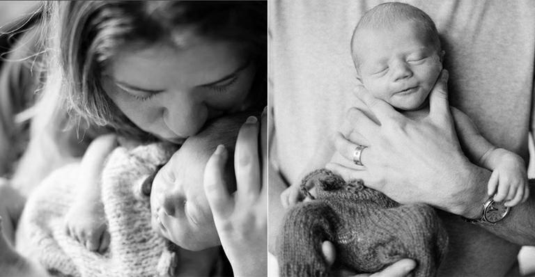 Kelly Clarkson mostra o rostinho do caçula pela primeira vez