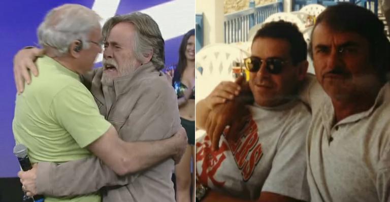 Zé de Abreu se emociona ao reencontrar antigo parceiro grego “íntimo e fraternal” na TV