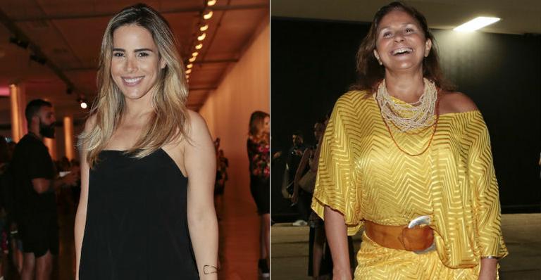 Wanessa Camargo e Fafá de Belém prestigiam o 1° dia do SPFW