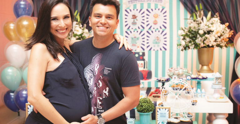 Manuela Duarte e Gustavo Reiz: chá de bebê