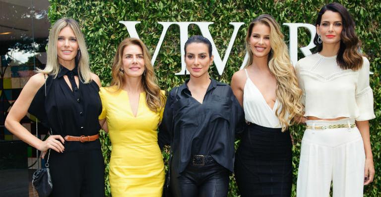 Fernanda, Cleo, Yasmin e Maitê prestigiam grife de joias