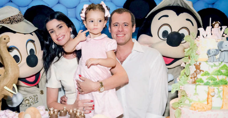 Angelita Feijó celebra aniversário da filha, Maria Vittoria