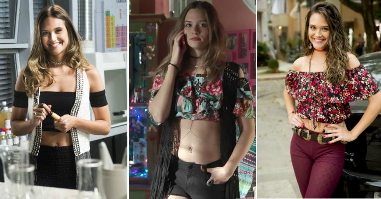 Top ciganinha é tendência fashion nos looks de Cassandra, em Totalmente Demais