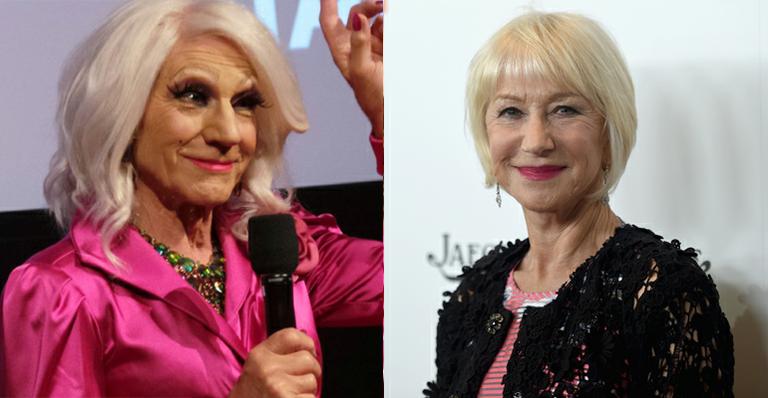 Patrick Stewart, de X-Men, vira drag queen em coletiva e é comparado a Helen Mirren