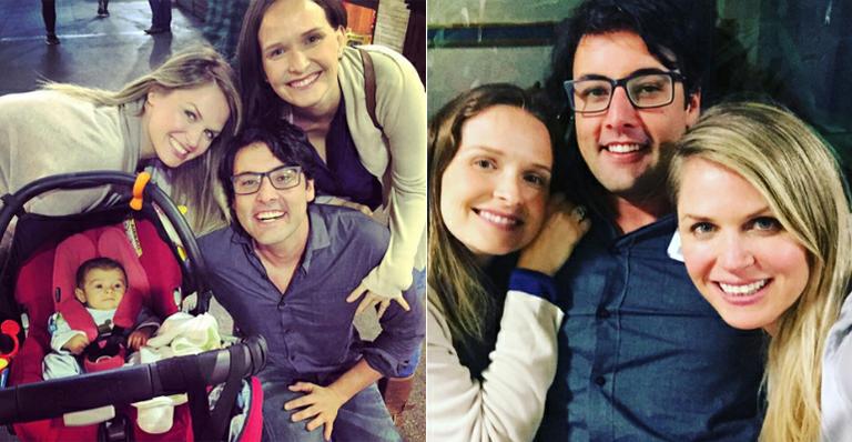 Fernanda Rodrigues e Bruno De Luca visitam Susana Werner em hospital